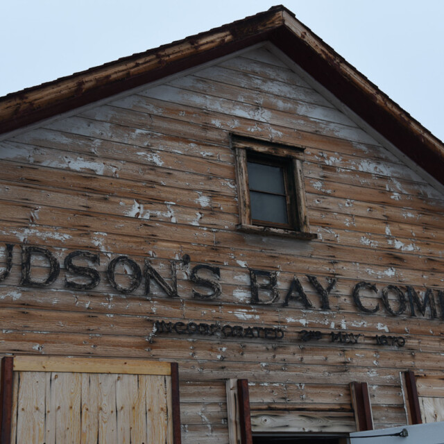 Hudson Bay Company post in Arctic