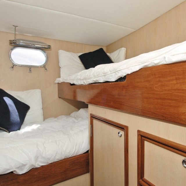 Odyssey bunks with bedding