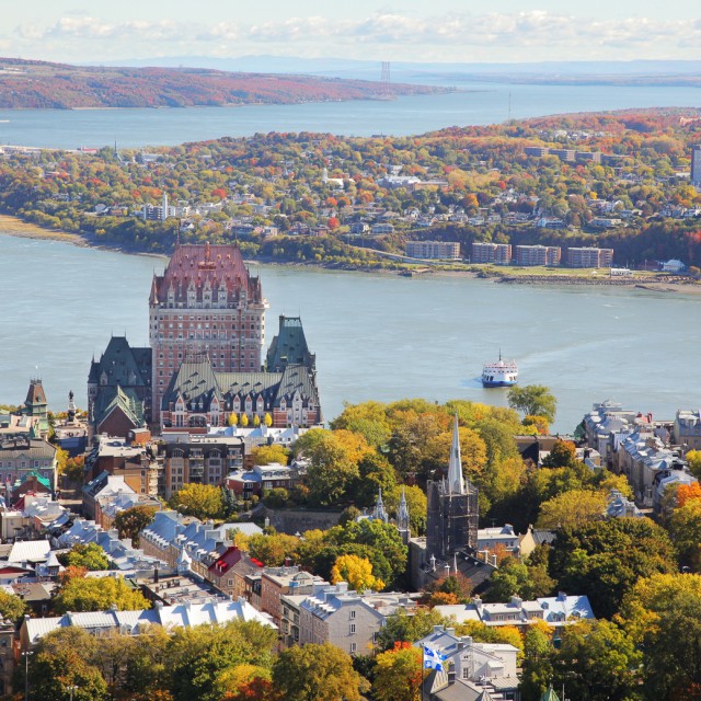 Quebec City in fall
