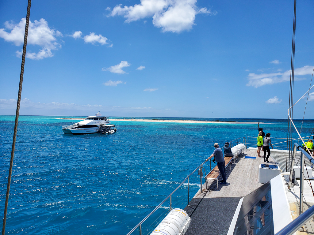 Sailing to Michaelmas Cay