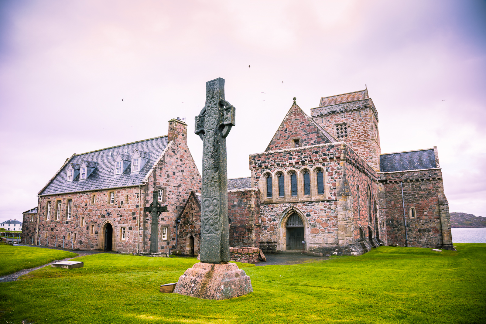 Iona Abbey photographed on our Tour of Scotland