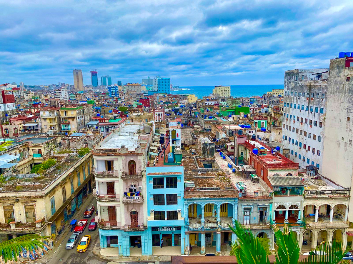 Havana Cuba colorful buildings