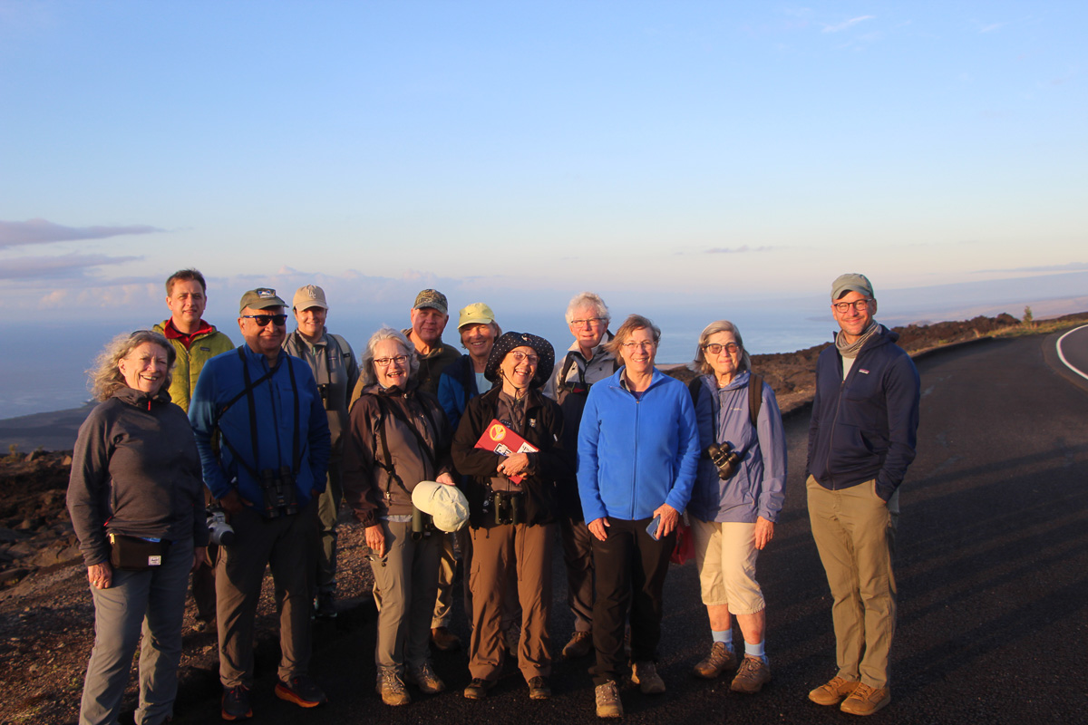 Our birding group, Volcanoes National Park Tour