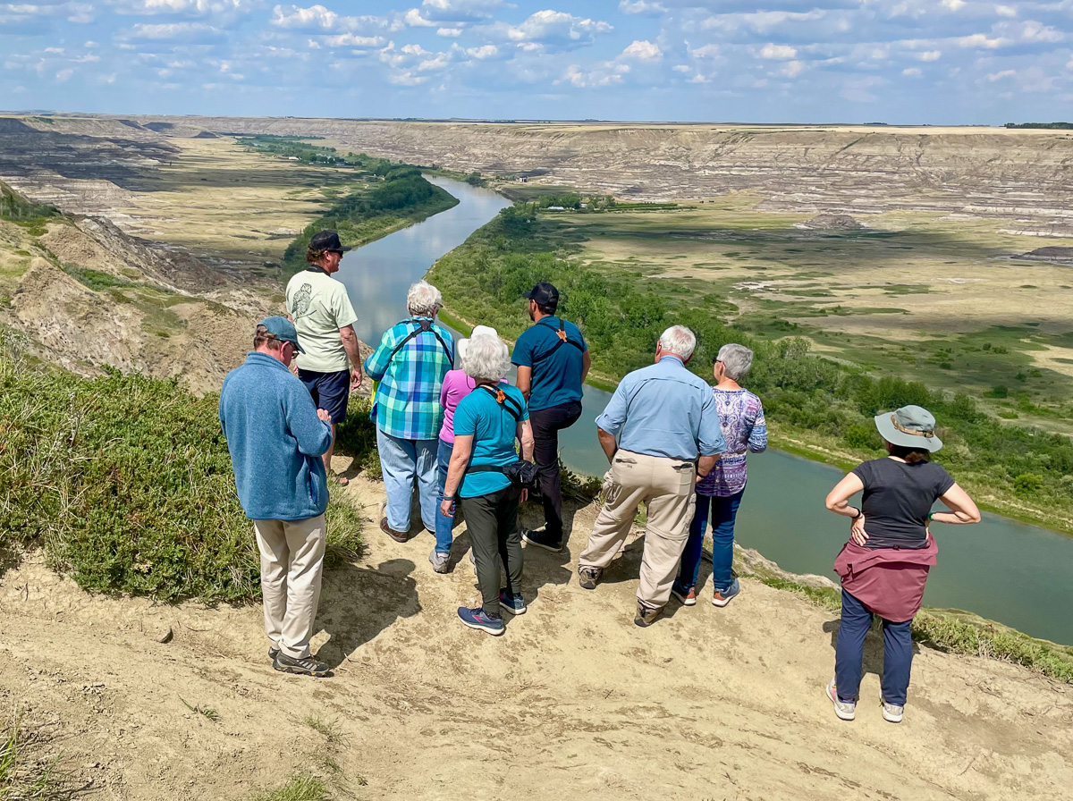Overlooking the Red Deer River and Badlands