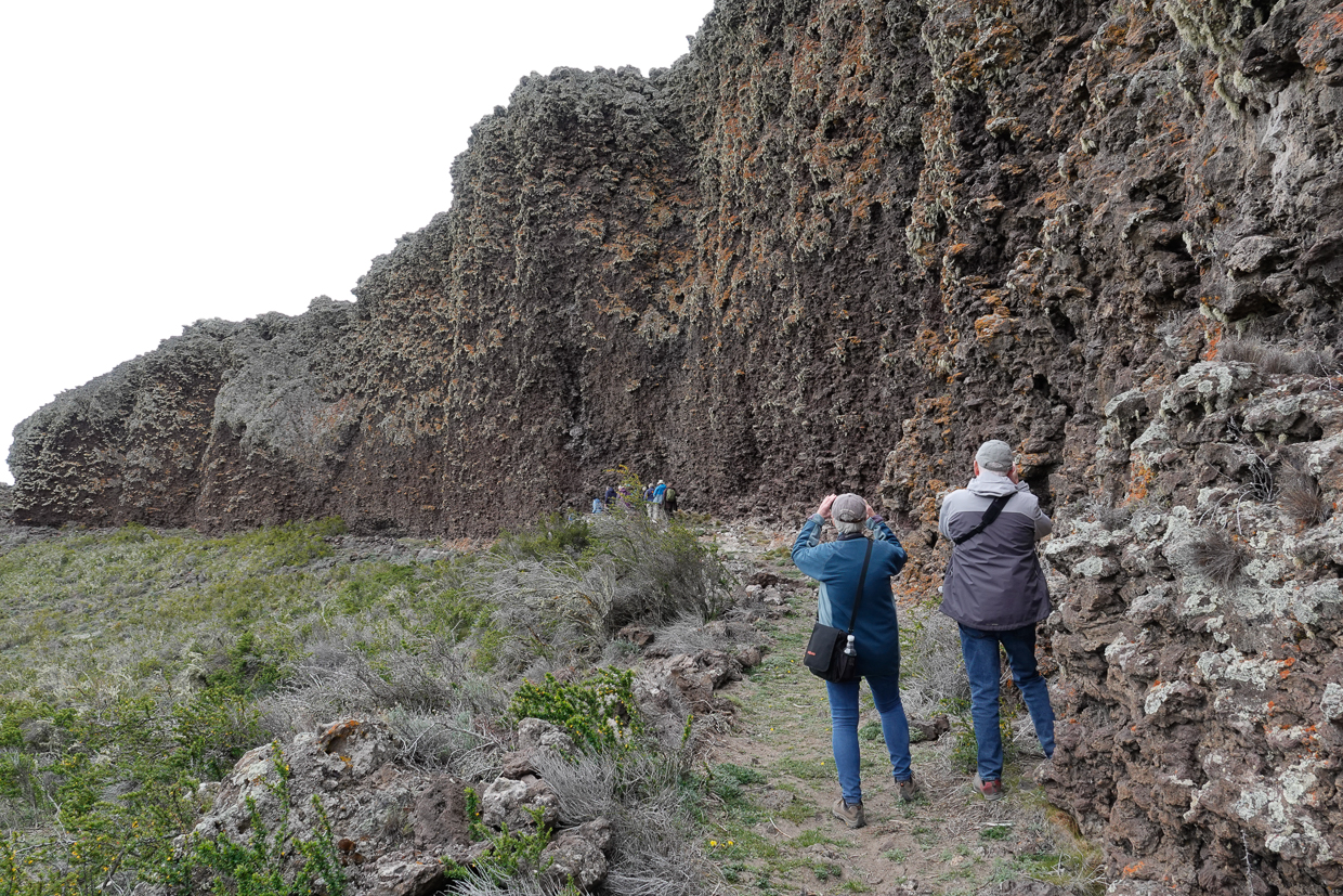 Pali Aike crater wall