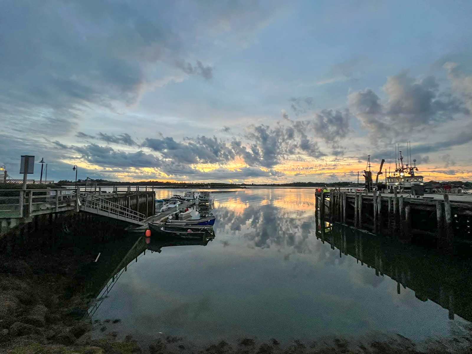 Sunset Over Yarmouth Harbour