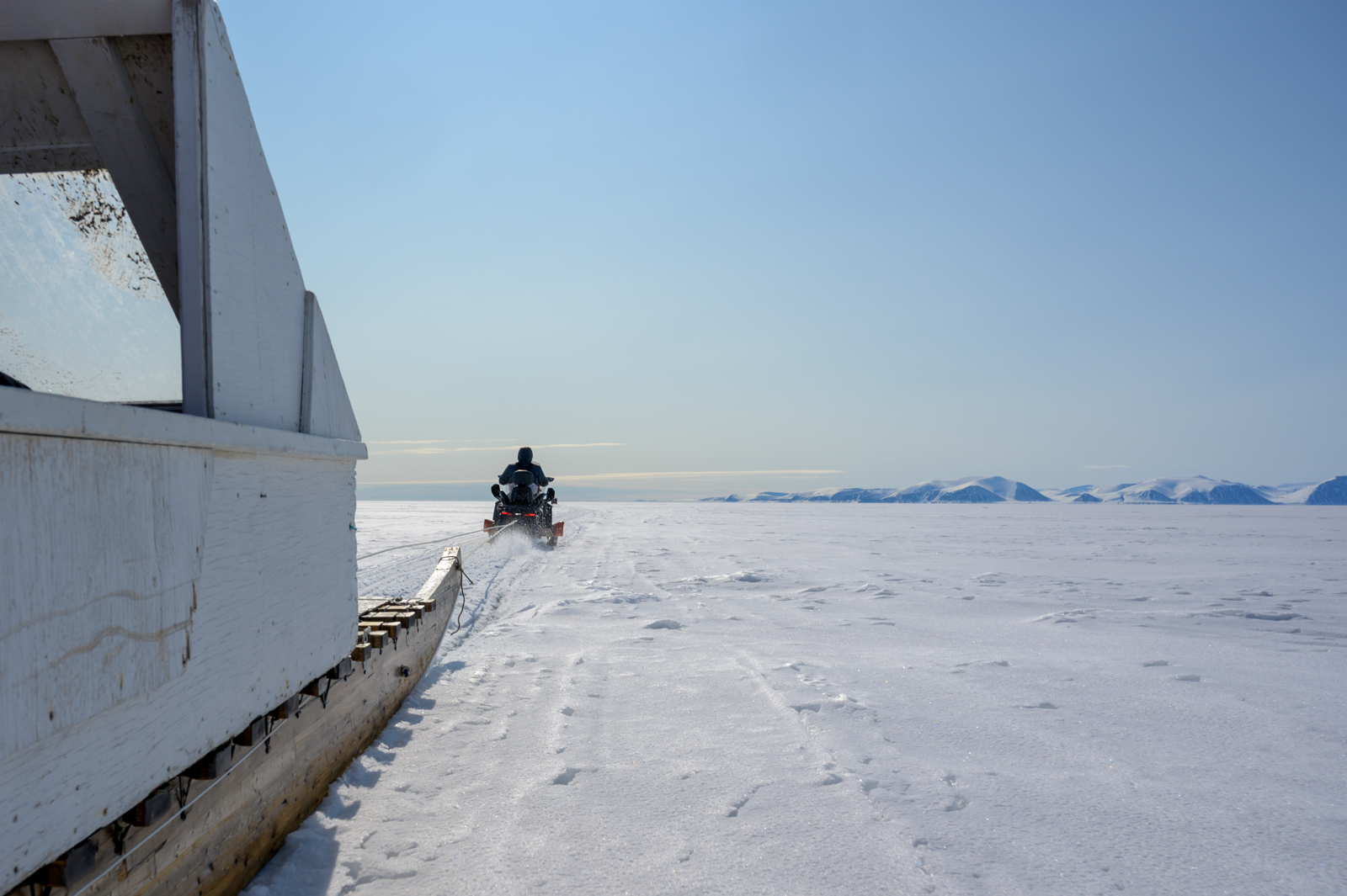 Komatik on ice
