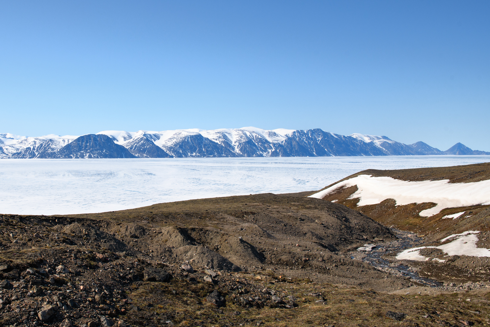landscape around floe edge